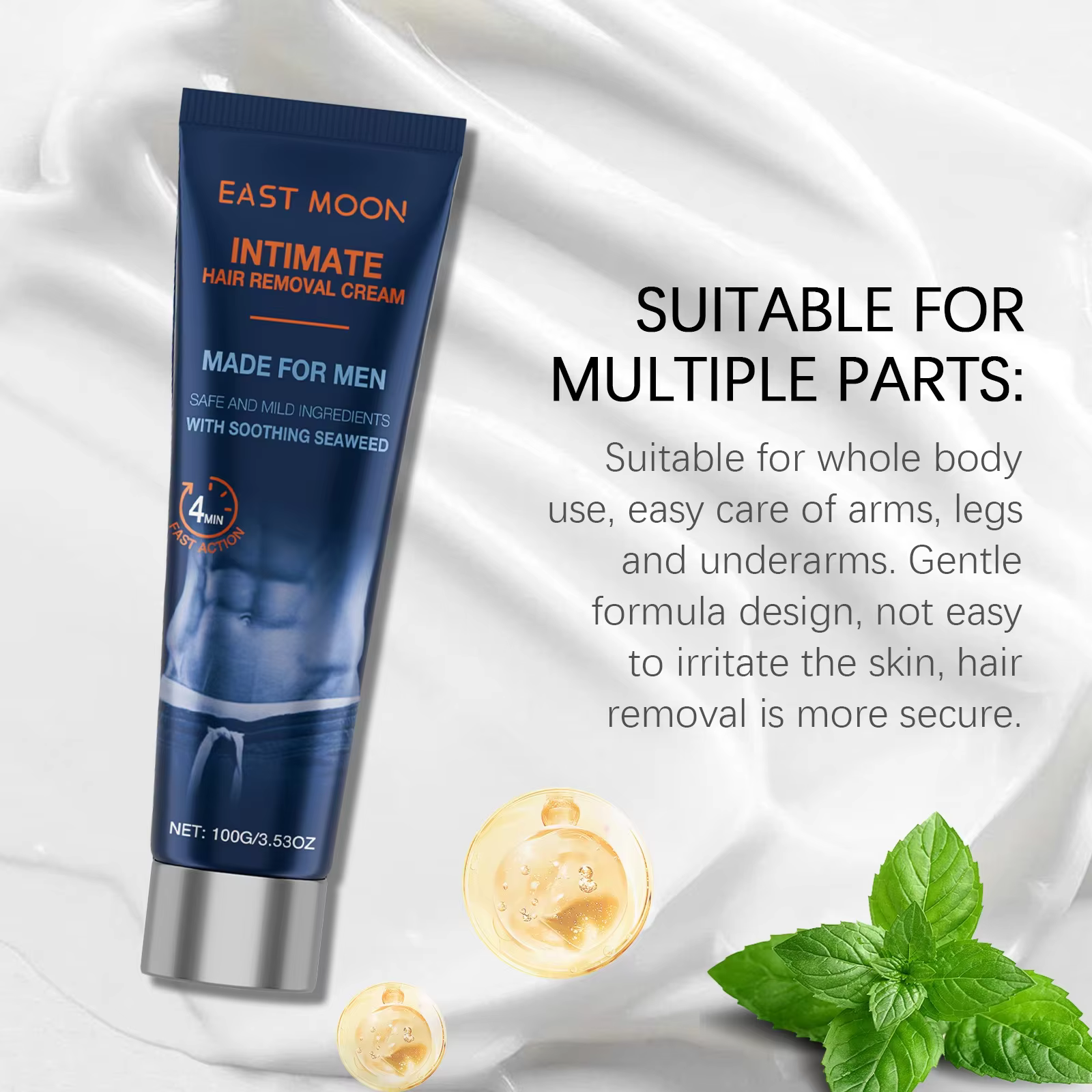 Crème dépilatoire pour hommes East Moon