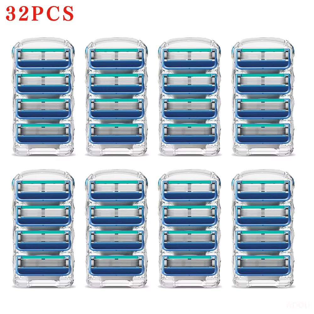 16-64 lames de rasoir en acier inoxydable