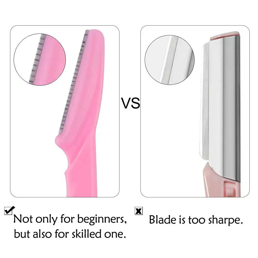 Lame de rasoir de sourcils Portable pour femmes