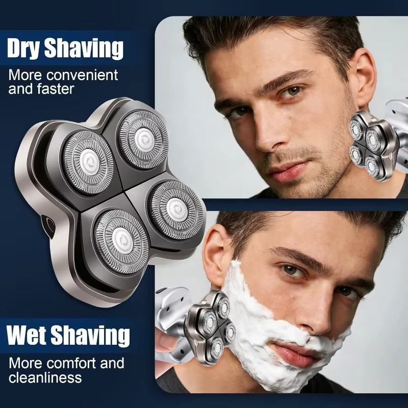 Tête de rasoir électrique Pro 4 compatible avec les rasoirs Skull Pitbull/Butterfly Kiss Pro/Palm Shavers