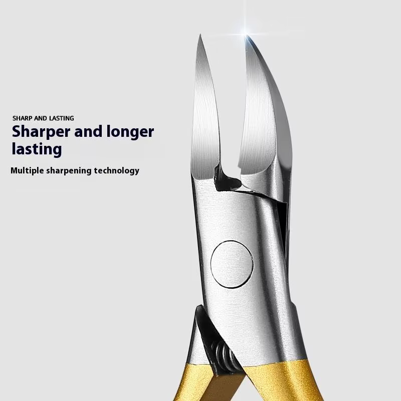 Coupe-ongles pour ongles incarnés, bouche tranchante, pinces de pédicure obliques, manucure, outils de soins des pieds, cuticules professionnelles