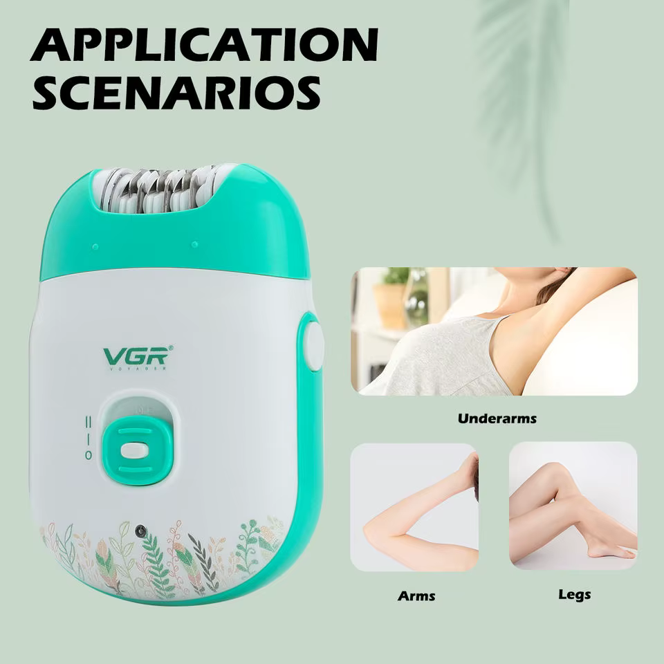 Original VGR Rechargeable femmes épilateur électrique femme