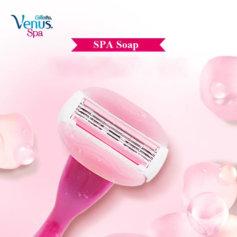Gillette Venus lame de rasoir pour femmes avec savon Spa