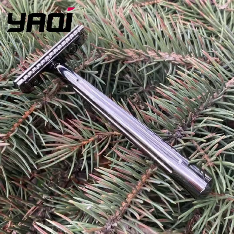 Vente Flash 2026 ! Rasoir de sécurité à lame unique YAQI SE Katana / Globe Trotter pour hommes