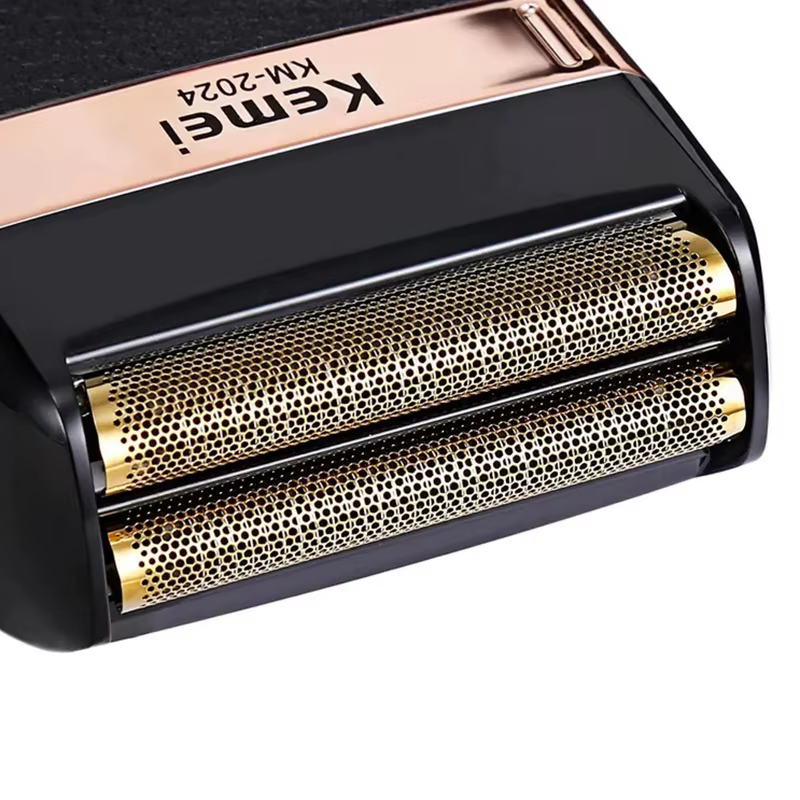 Kemei puissant rasoir rechargeable pour hommes feuille