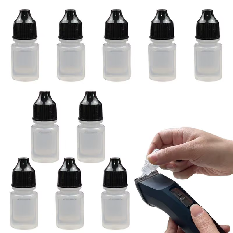 10 pièces 3ML tondeuse à cheveux huile tondeuses barbe rasoirs lubrifiant