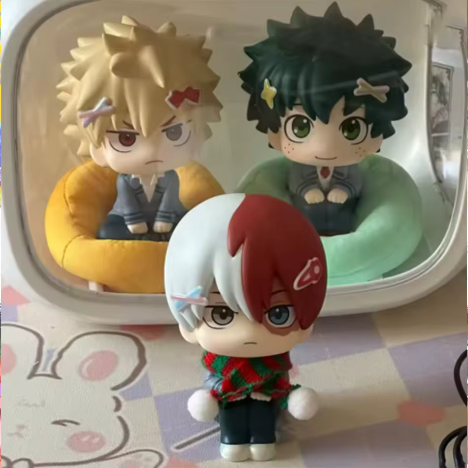 Figurines Nendoroid d'anime-bakugou Katsuki Midoriya Izuku Todoroki Shoto Toga Himiko-modèle de collection jouets pour enfants jeu de voiture