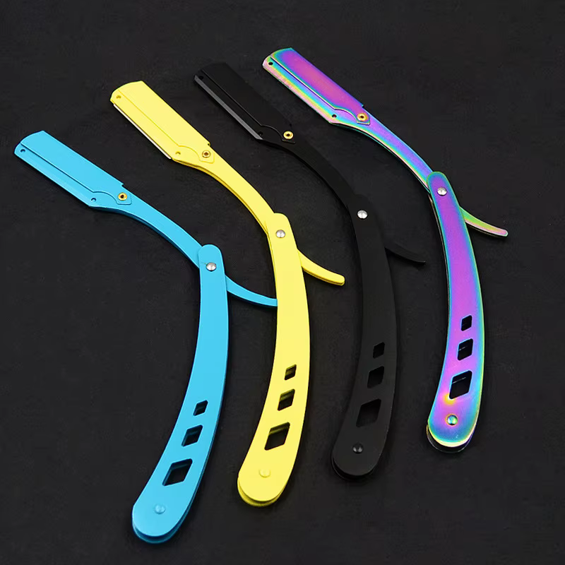 Couteau de rasage pliable pour hommes