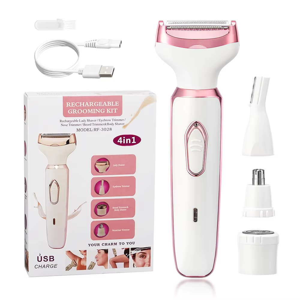 Rasoir électrique 4 en 1 pour femmes