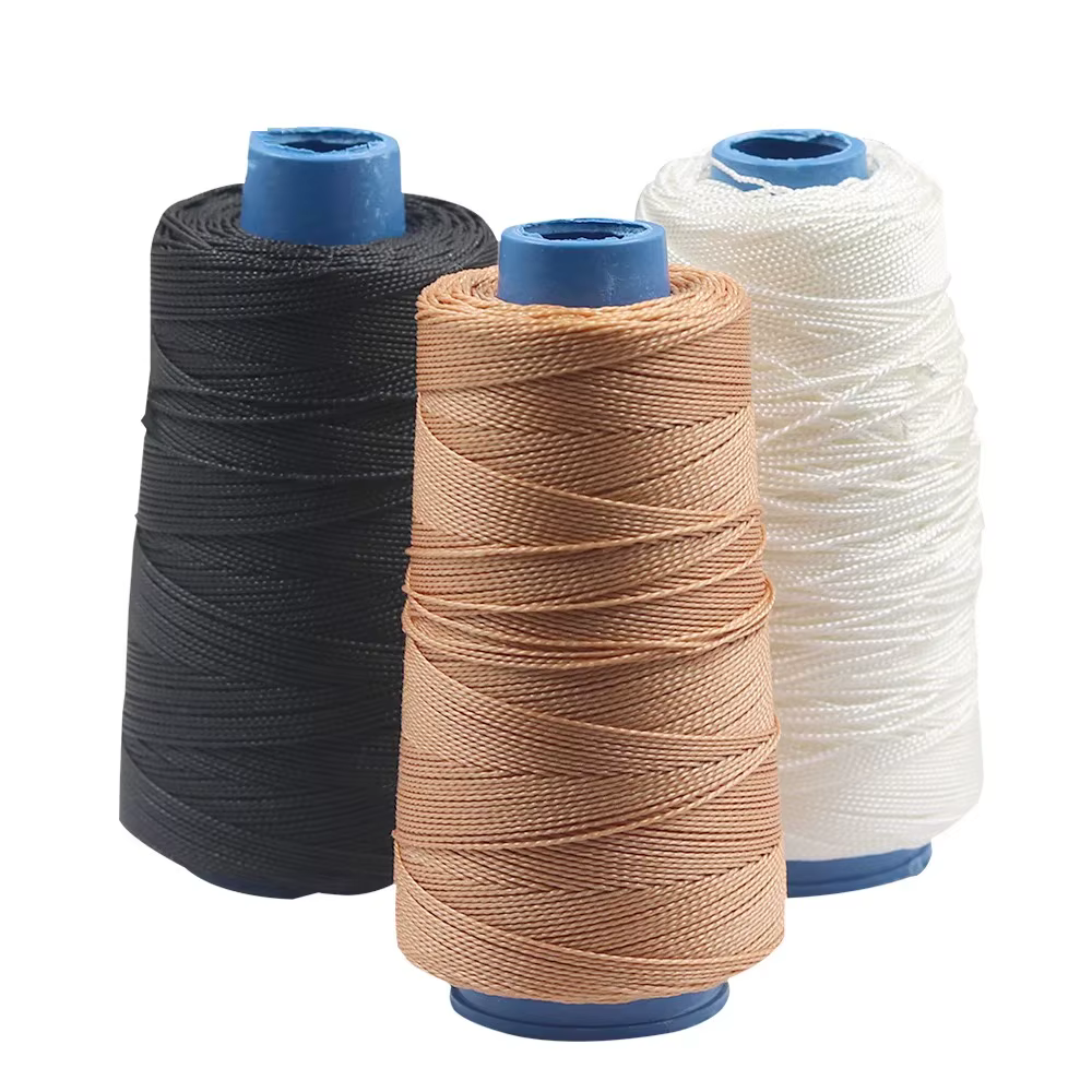 Fil à coudre en cuir 300M, fil ciré en nylon durable et résistant pour la couture du cuir, matériel de réparation artisanale DIY pour chaussures et couture à la main
