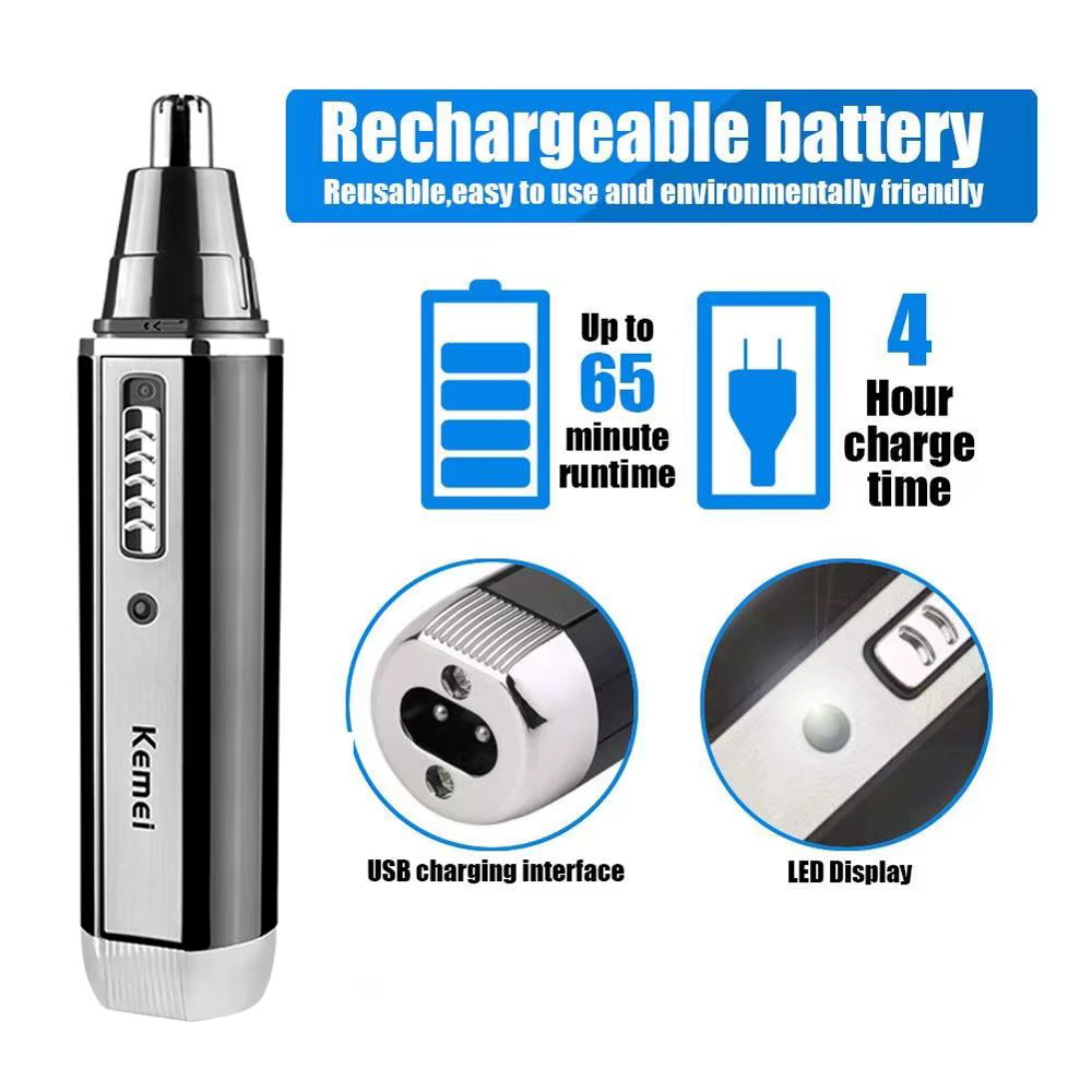Tondeuse à Barbe Rechargeable 4 en 1 pour Homme