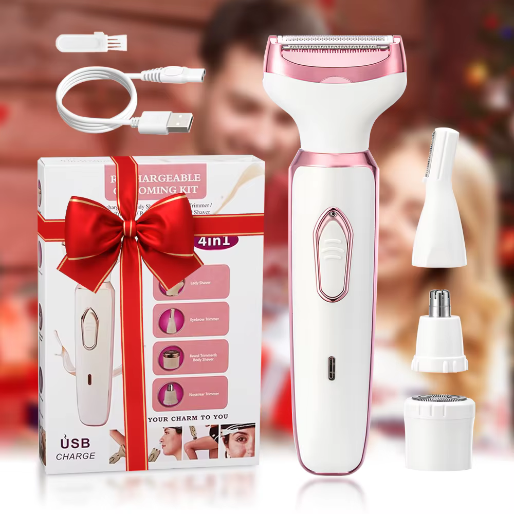 Rasoir électrique 4 en 1 pour femmes