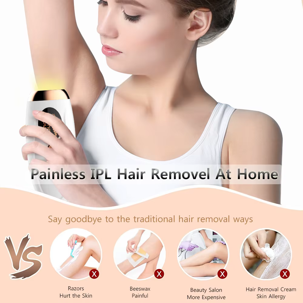 Épilateur laser permanent 999 999 flashs