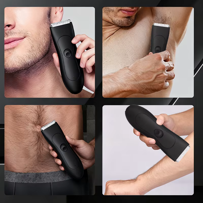 Hommes corps tondeuse