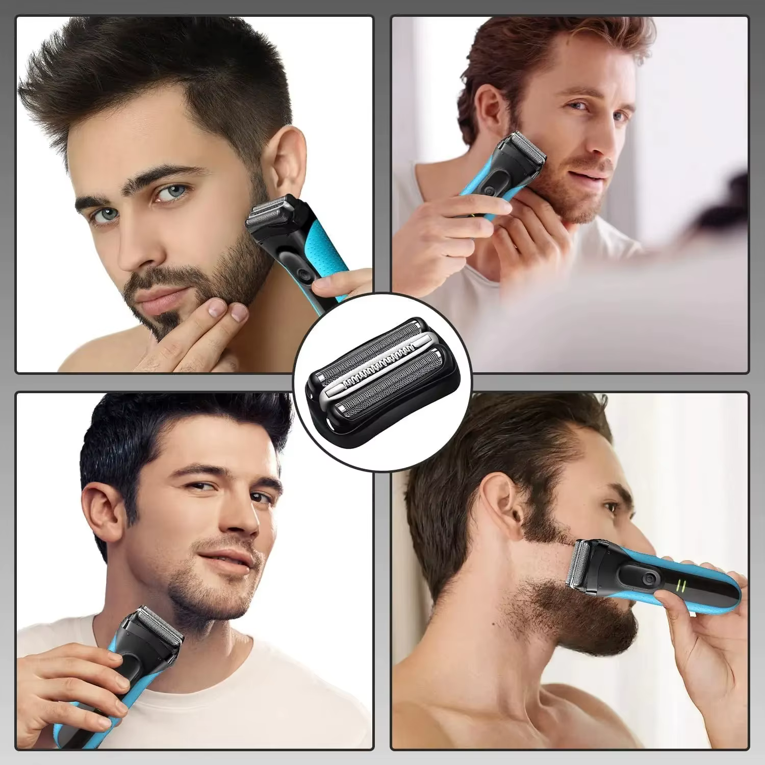 Tête de rechange 32B pour rasoir électrique Braun Series 3 3000s 3010s 3020s 3030s 3040s 300s 301s 310s 320s 330s 340s