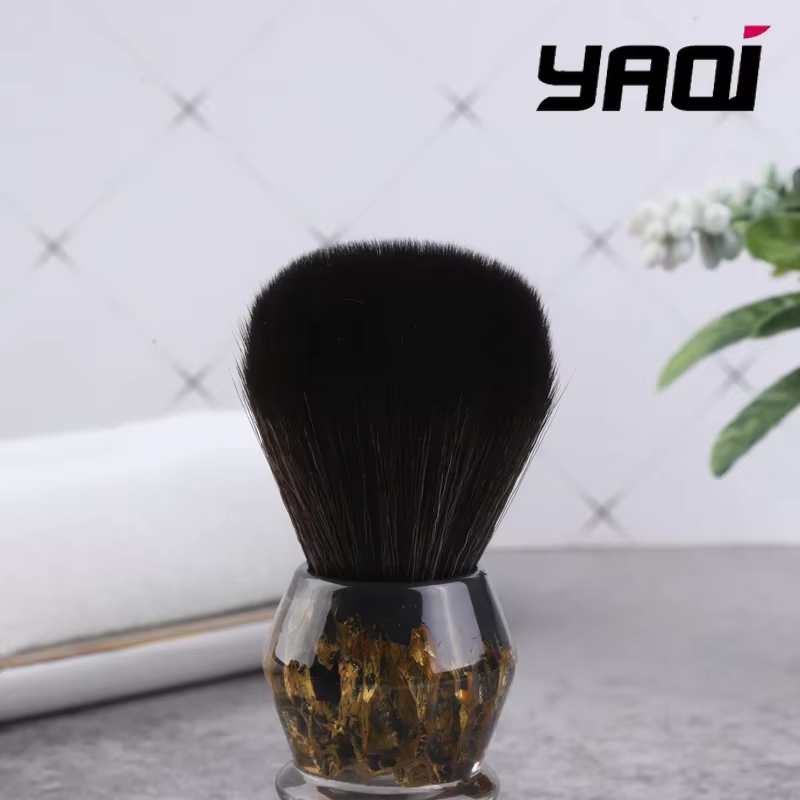 Brosse à raser Yaqi pierres profondes 24mm cheveux synthétiques poignée en résine hommes