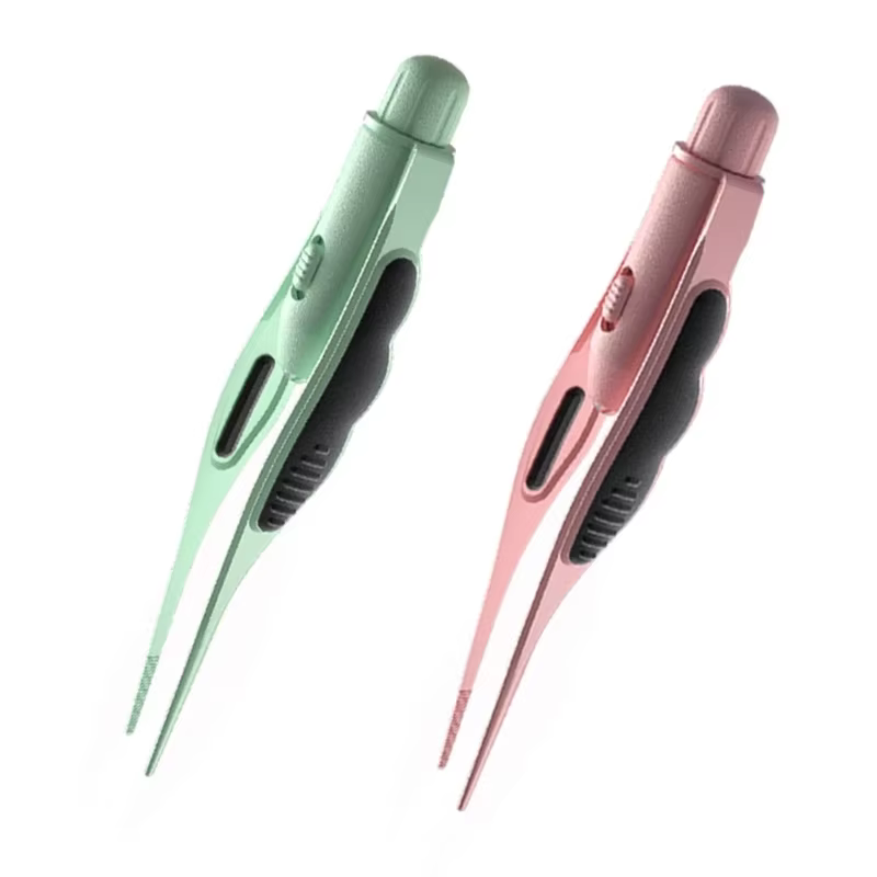 Pince à épiler LED pour cérumen, outil de nettoyage des oreilles pour enfants, outil de nettoyage des oreilles pour adultes, élimination du cérumen