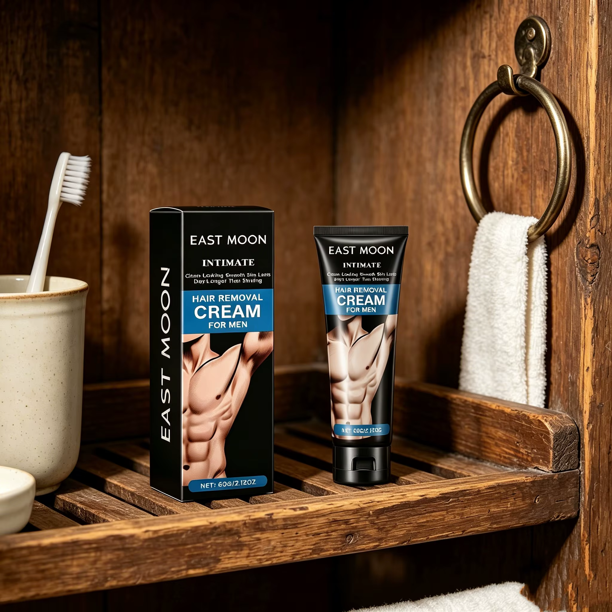 Crème dépilatoire indolore pour hommes