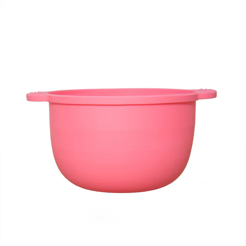 Bol en Silicone réutilisable résistant à la chaleur, Pot chauffe-cire pour épilation, bol de mélange de couleurs