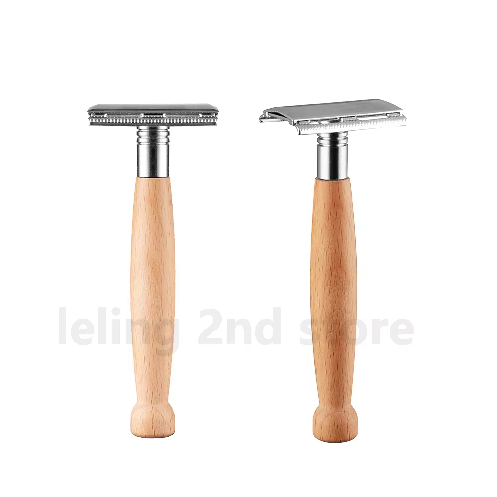 Rasoir de sécurité en bois pour hommes