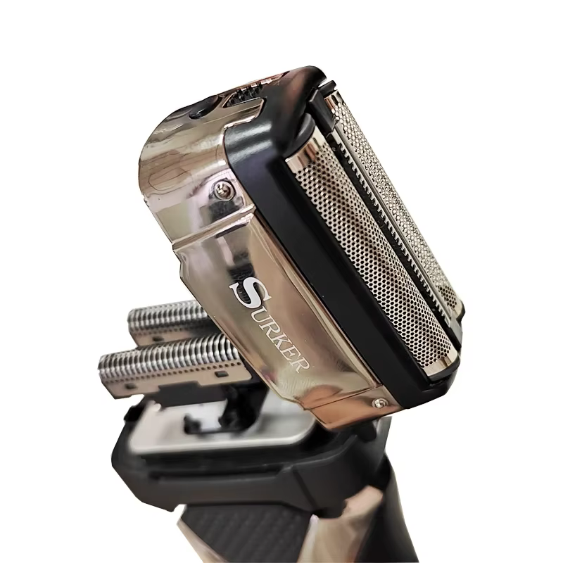Feuille de rechange et couteaux adaptés au rasoir SURKER 9008
