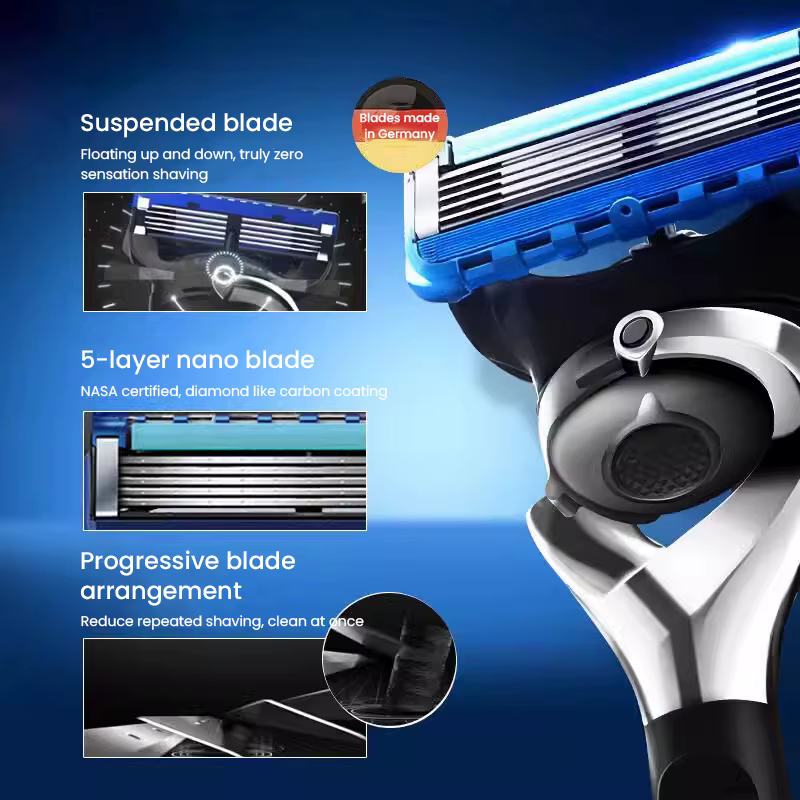 Rasoir Gillette Fusion 5 ProGlide avec support magnétique