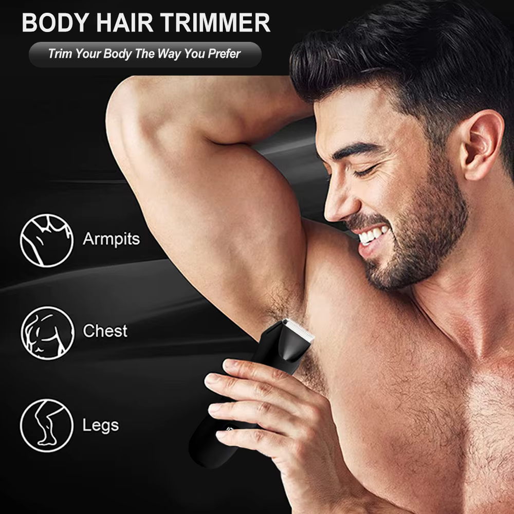 Tondeuse corps cheveux et poils pubiens pour hommes et femmes