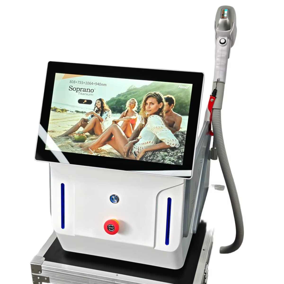 Machine d'épilation laser diode indolore 2026 600W-1600W 4 longueurs d'onde Sonde de refroidissement par glace Convient pour le visage et le corps entier CE