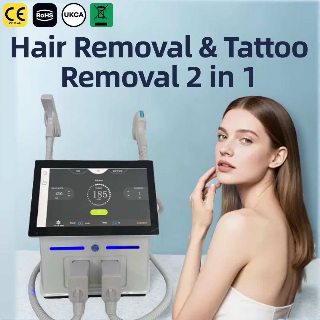 Appareil de beauté laser Pico tout-en-un pour l'épilation permanente et le traitement des pigments