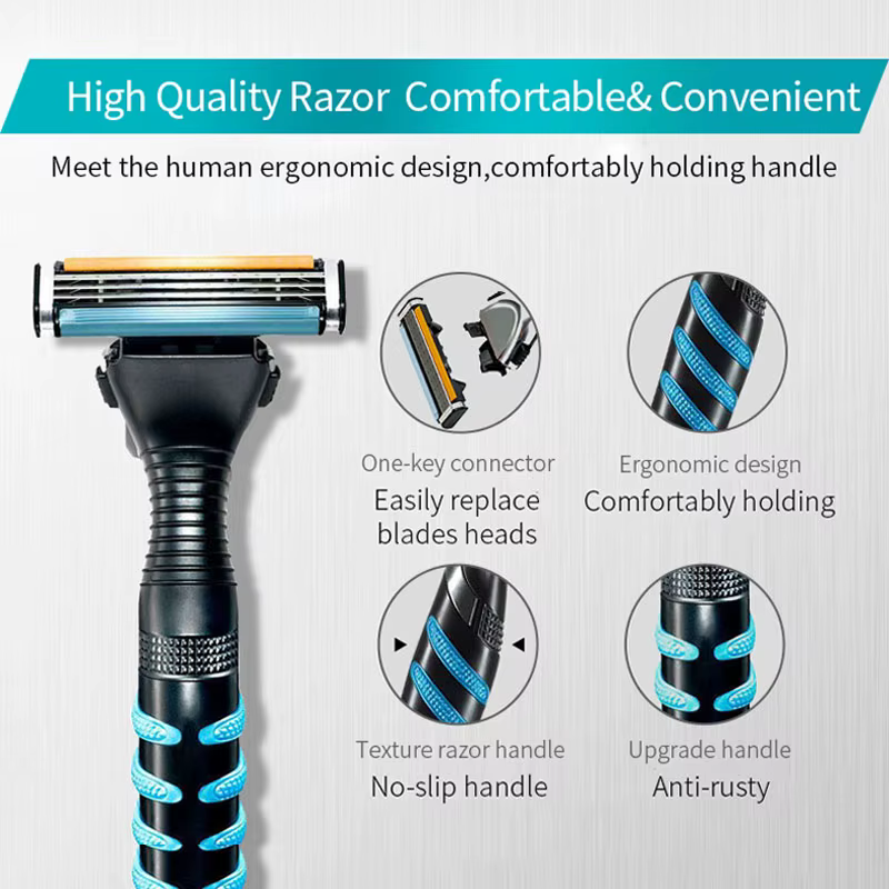 Gillette Vector 3-Rasoir à 3 Couches pour Homme