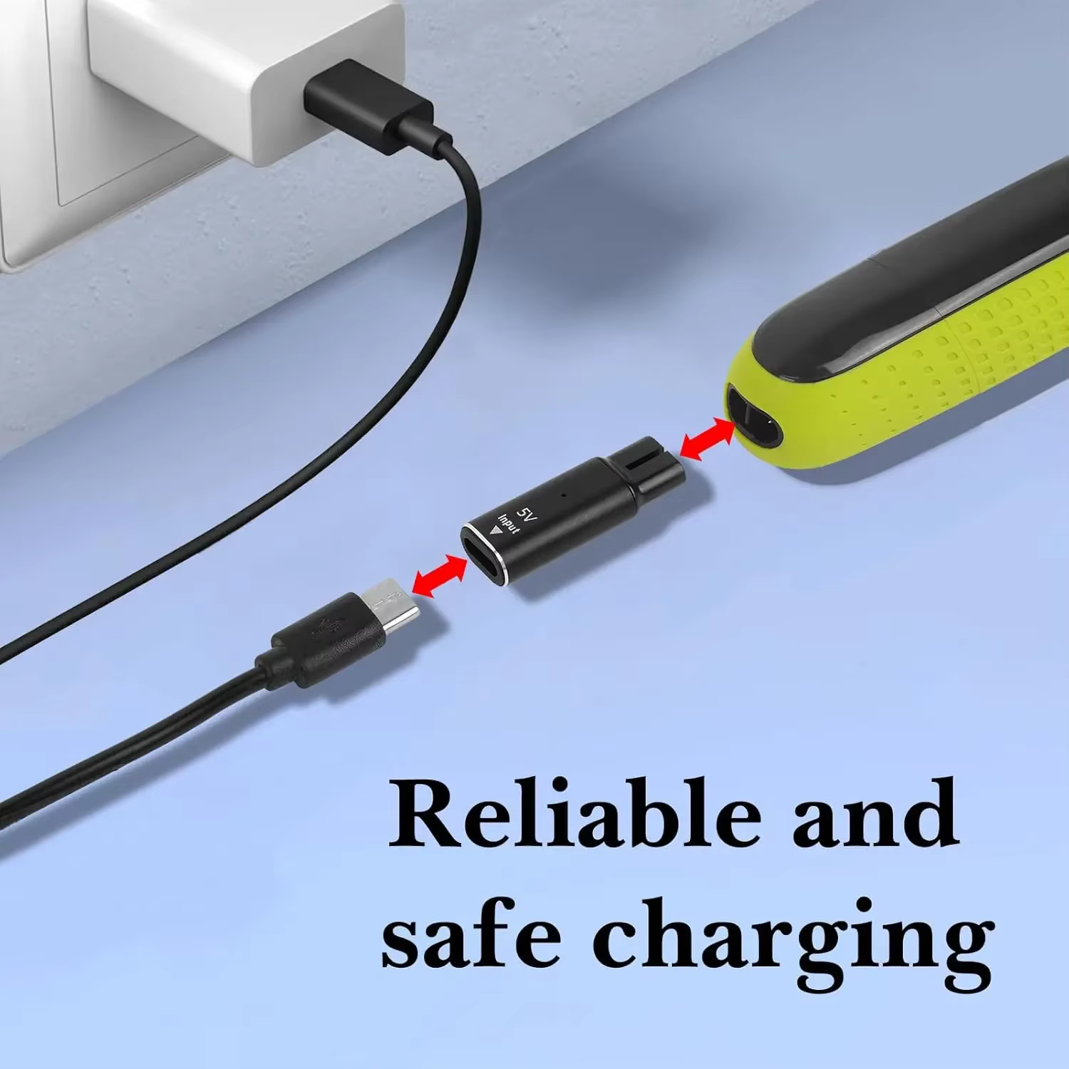 Adaptateur de rasoir 5V type-c