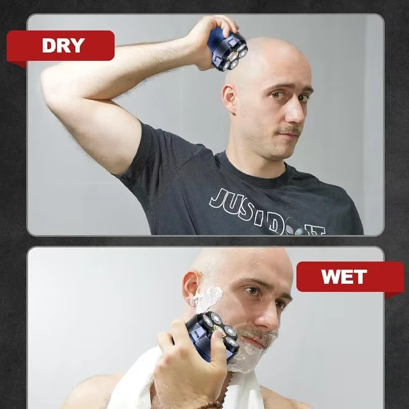 Rasoir électrique 6D pour hommes chauve