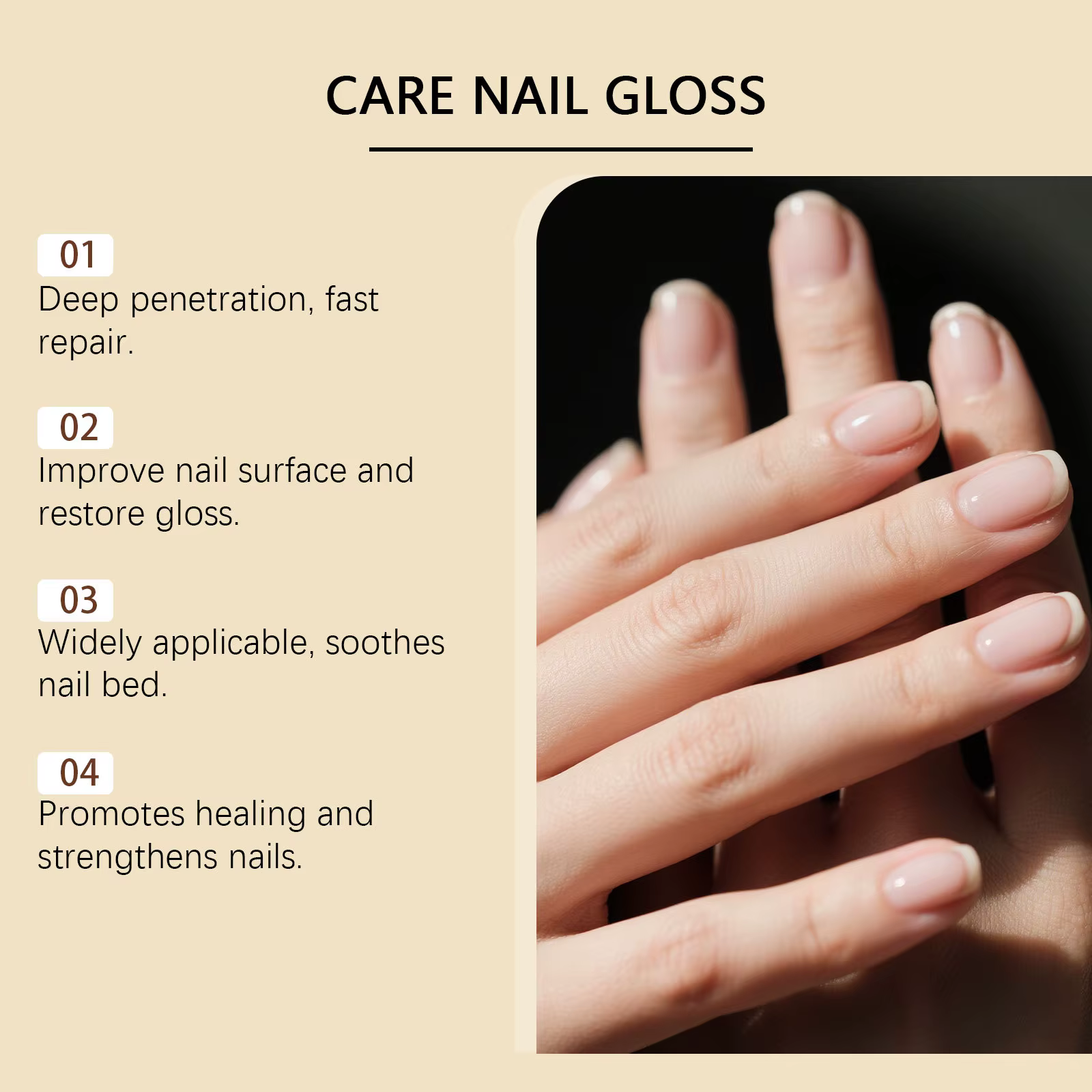 Sérum de Soin des Ongles : Traitement Nutritionnel pour Ongles Abîmés, Renforce, Illumine et Améliore la Santé des Bords – Fournitures Professionnelles, Essences Nourrissantes pour Mains et Ongles
