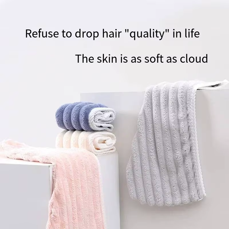Bonnet pour cheveux secs pour femmes, foulard épais et Super absorbant pour essuyer les cheveux, bonnet à séchage rapide, serviette pour cheveux secs