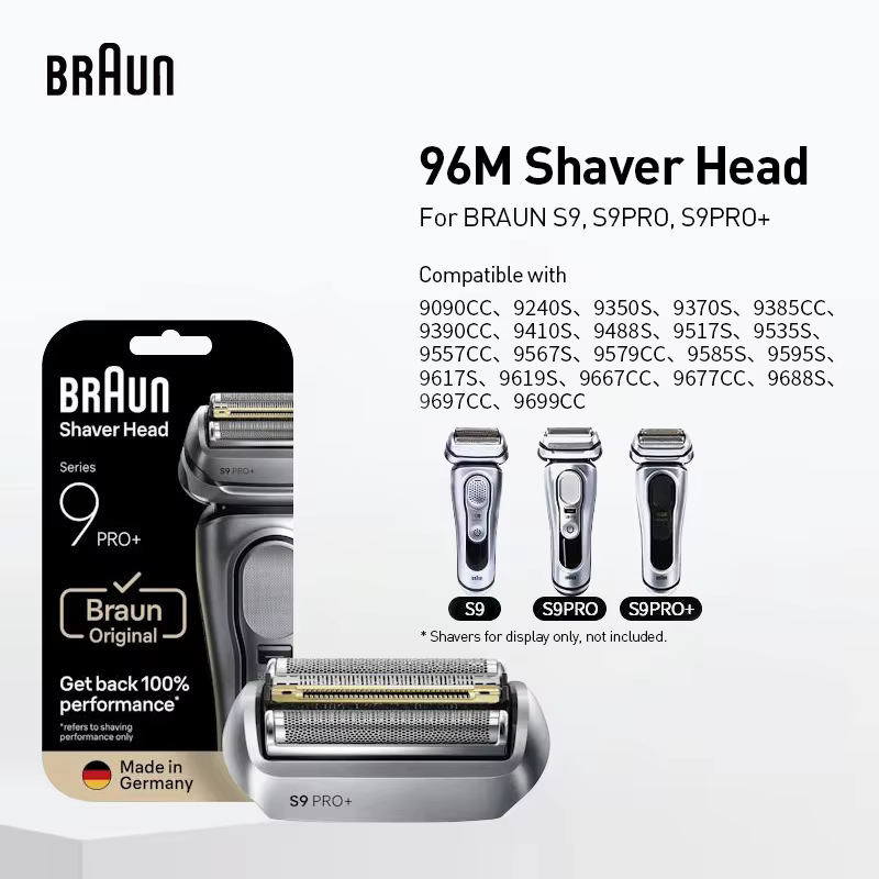 Têtes de lame de rechange Braun 96M pour rasoir électrique