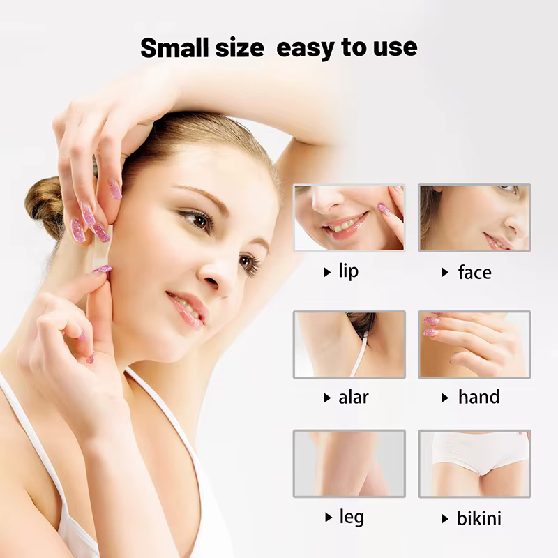 24/12 pièces bandes de cire pour les lèvres du visage