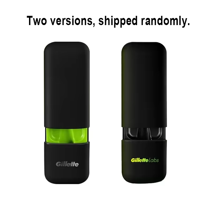Boîte de voyage pour rasoir Portable, adaptée aux rasoirs Gillettte Labs, Anti-poussière, Anti-chute, mallette de rangement pour rasoir en plastique et Silicone de haute qualité