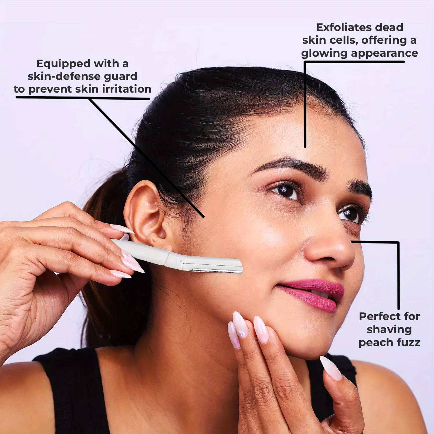 Rasoirs faciaux, outil de retouche pour le dermaplaning