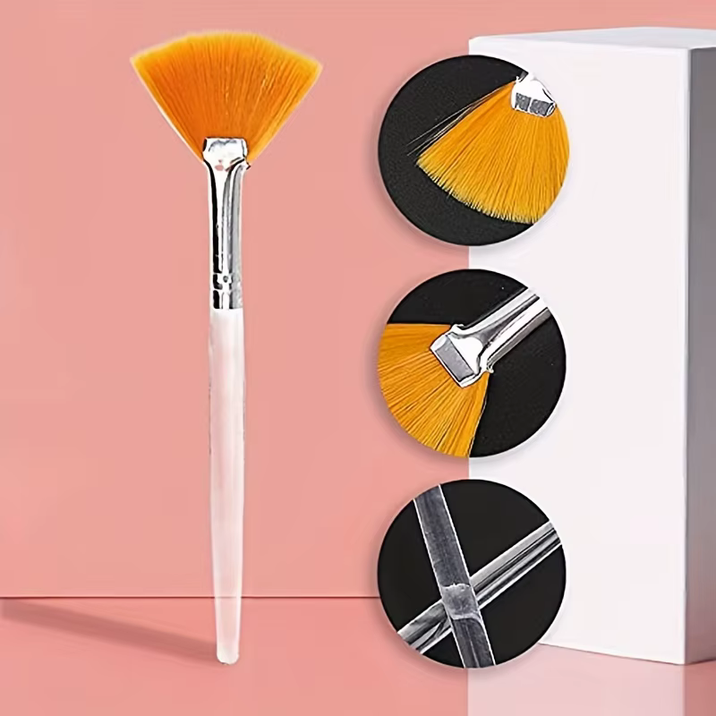 Soin du visage avec tête de brosse douce - Convient aux masques faciaux et aux soins de base