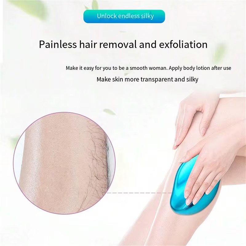1pc nano épilateur-épilateur en cristal et outil exfoliant