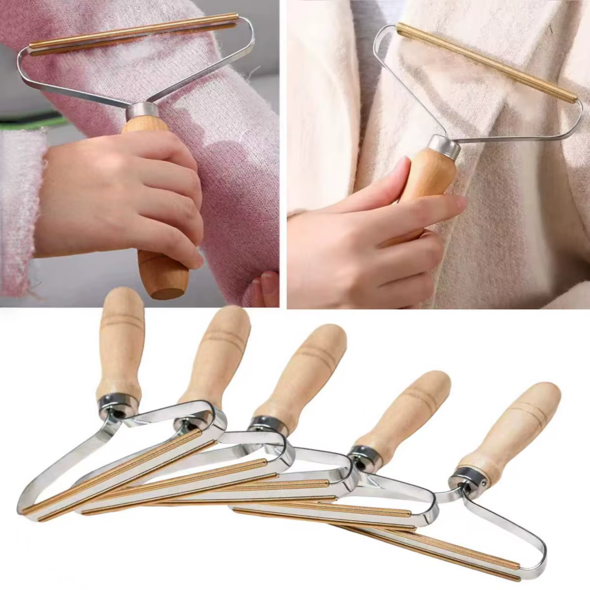 Rasoir Double face pour vêtements sans endommager