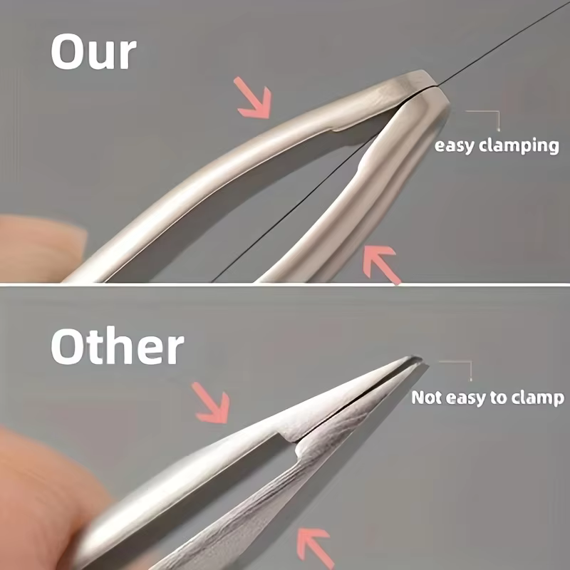 Pinces à sourcils en acier inoxydable pour l'épilation