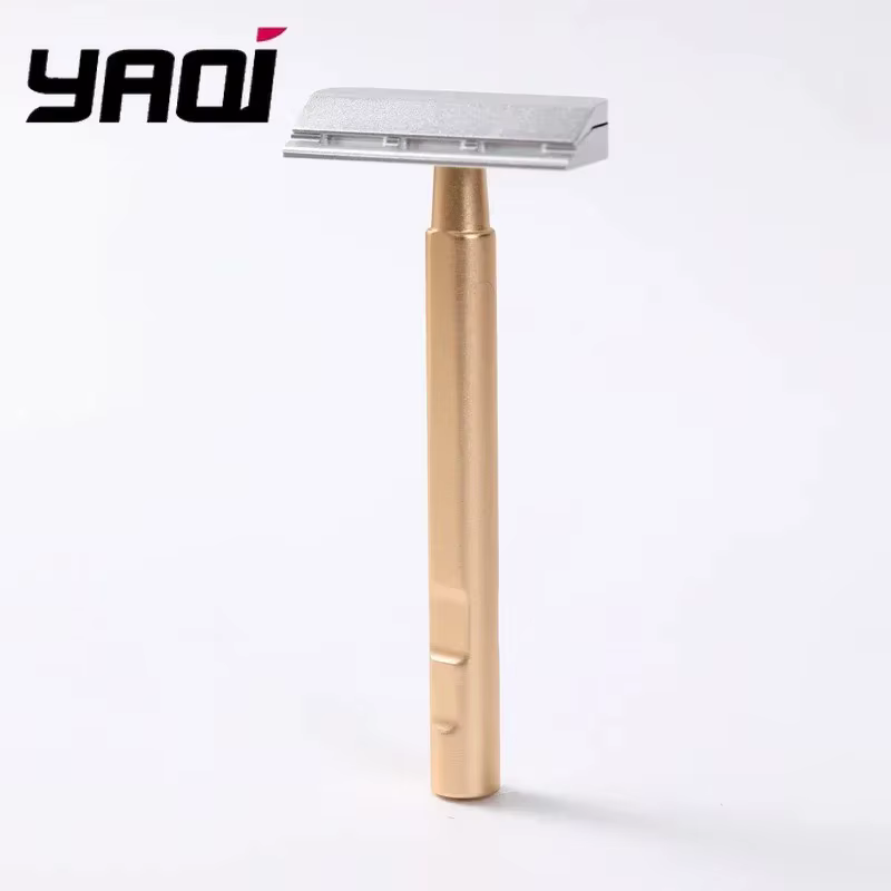 Rasoir de sécurité à lame simple YAQI Tachi en aluminium