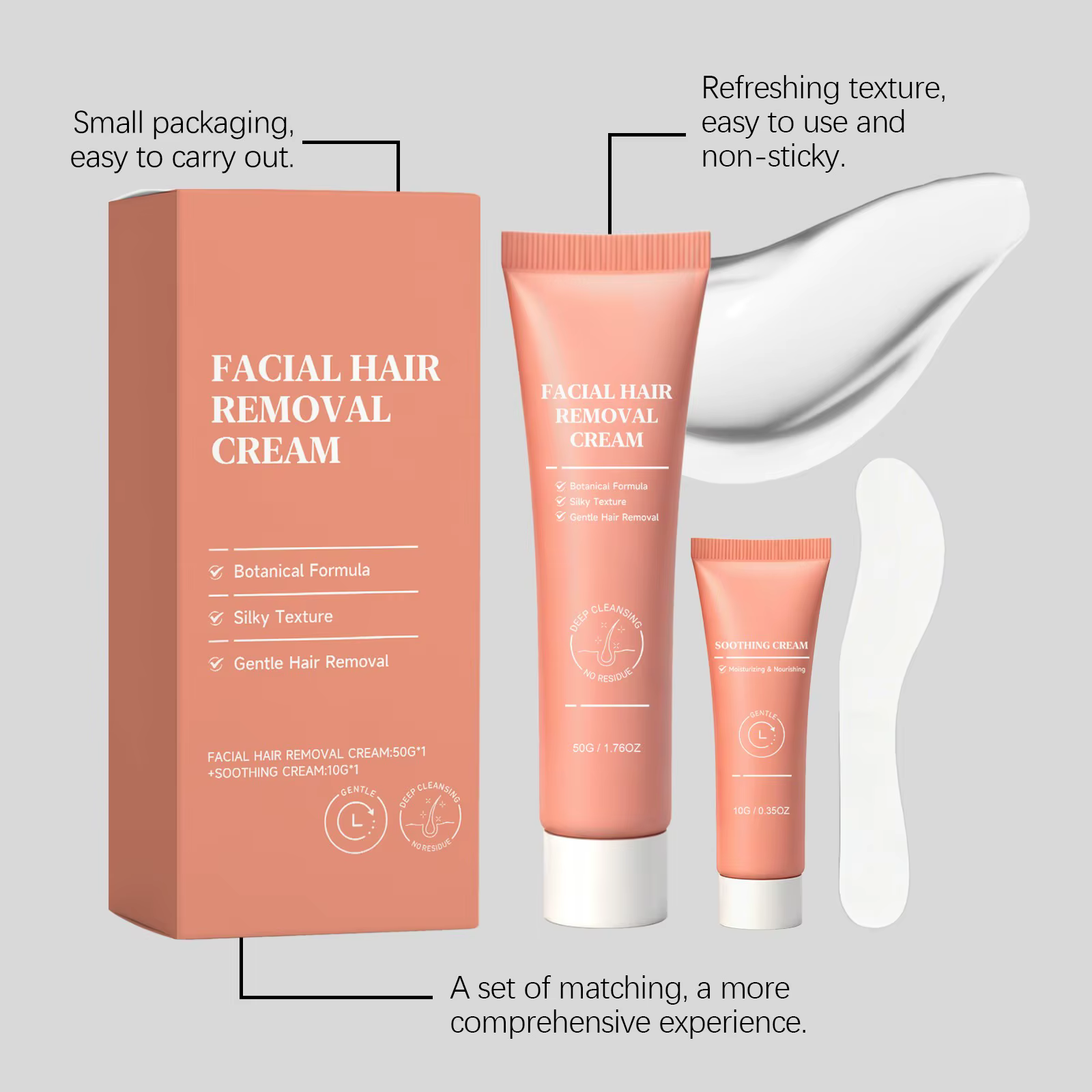 Crème dépilatoire 50g pour le visage