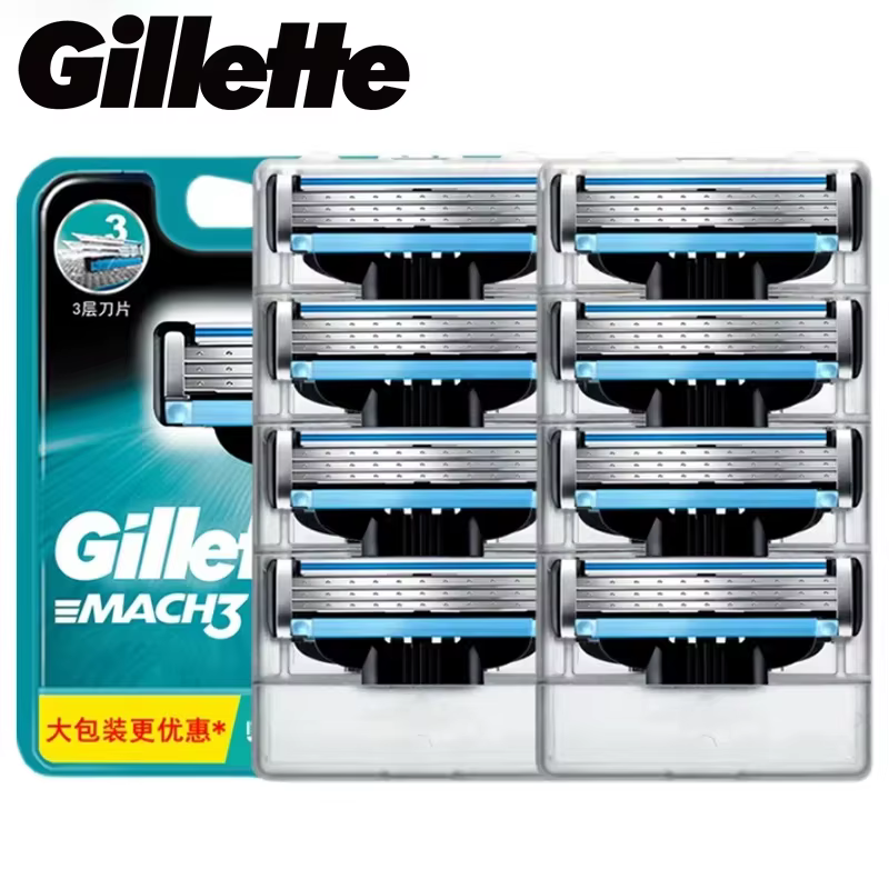 Recharges de lames de rasoir Gillette Mach3 pour hommes