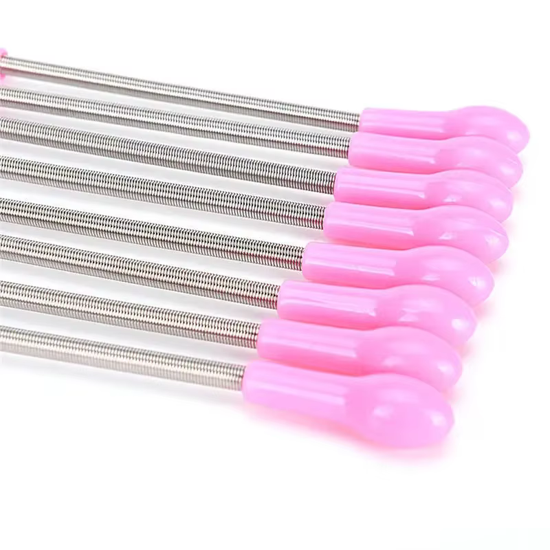 Outil de retrait de courbure de ressort de maquillage libre de poils du visage de femmes