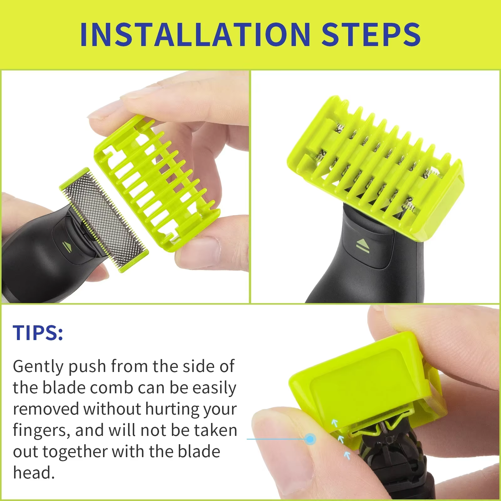 Tête de rechange pour tondeuse hybride OneBlade QP2724/QP2824/QP2520/QP2630