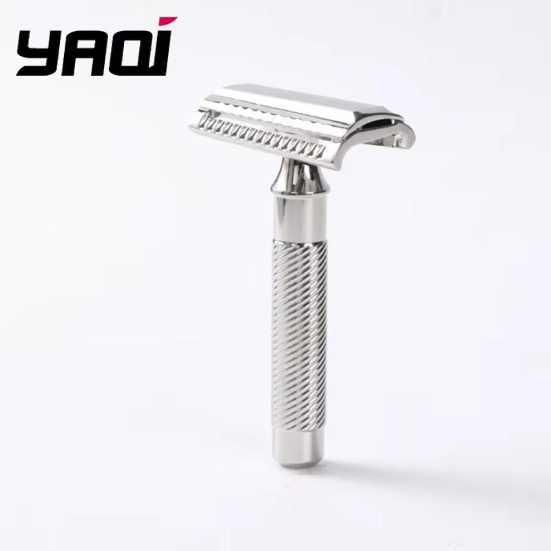 YAQI – rasoir de sécurité incliné 37 en acier inoxydable pour hommes