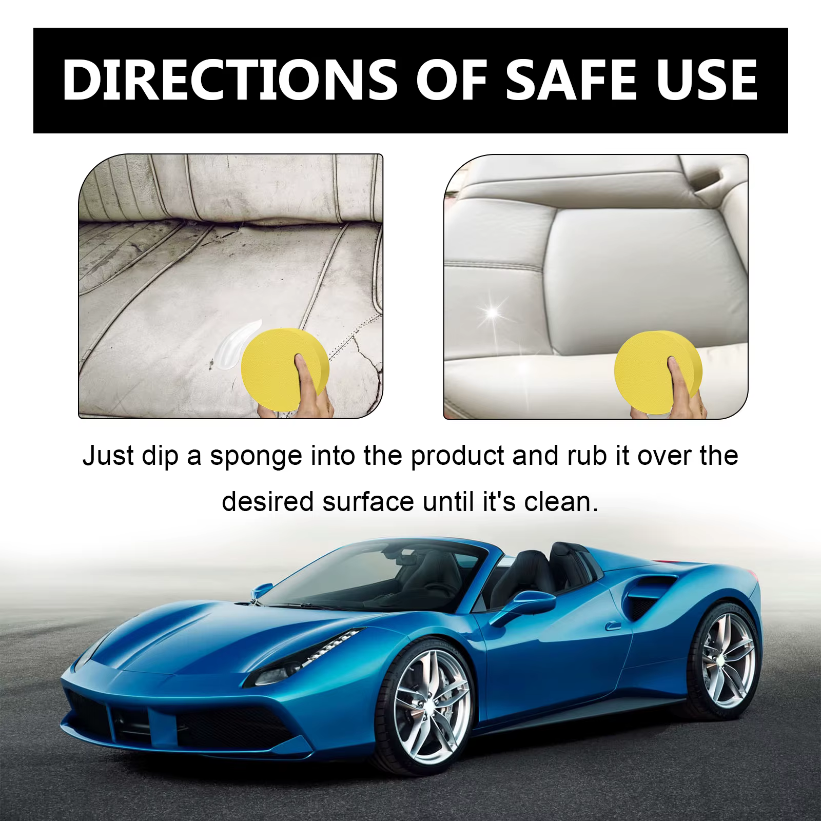 Après-shampooing pour cuir, sièges de voiture longue durée, polissage, soin nourrissant, crème de soin pour pantalon en cuir, sac, chaussures, meubles