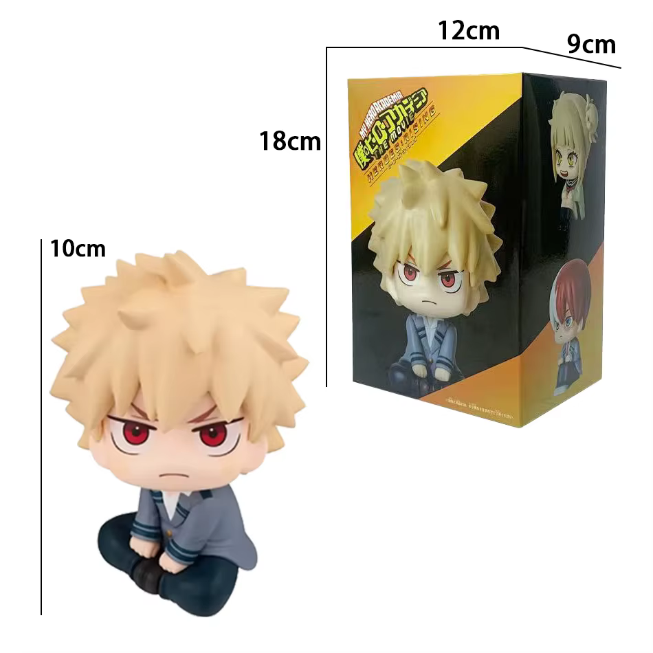 Figurines Nendoroid d'anime-bakugou Katsuki Midoriya Izuku Todoroki Shoto Toga Himiko-modèle de collection jouets pour enfants jeu de voiture